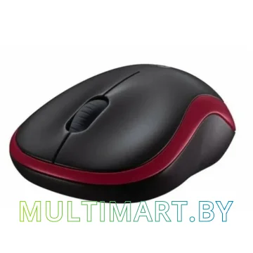Мышь Logitech M186 (черный/красный) картинка 3